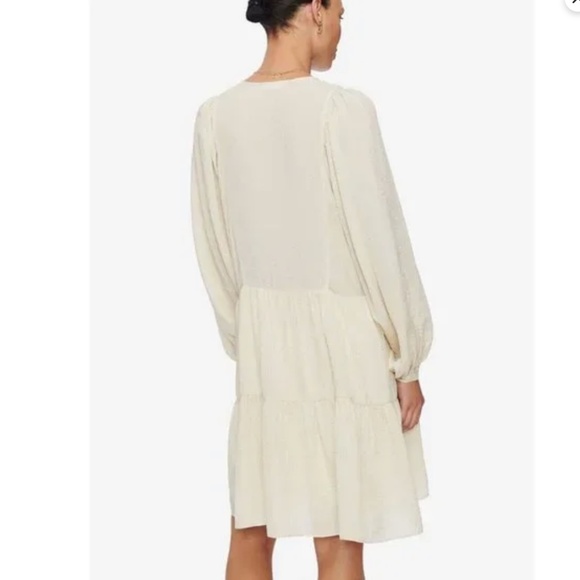 ANINE BING Madison Tiered Silk Blend Mini Dress - Picture 3 of 9